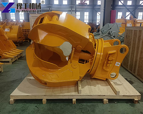 excavator orange peel grapple for sale