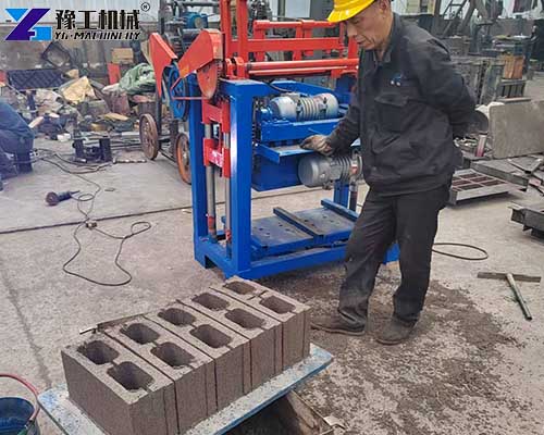 block brick making machine operation