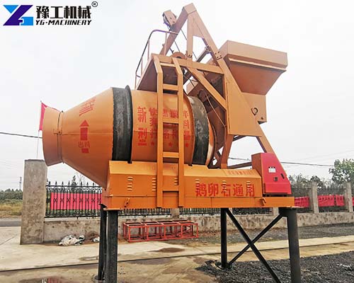 concrete mixer and pump