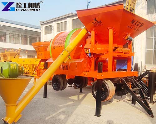 concrete mixer pump for sale operation