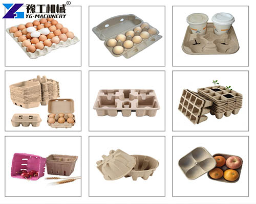 egg tray machine finished products