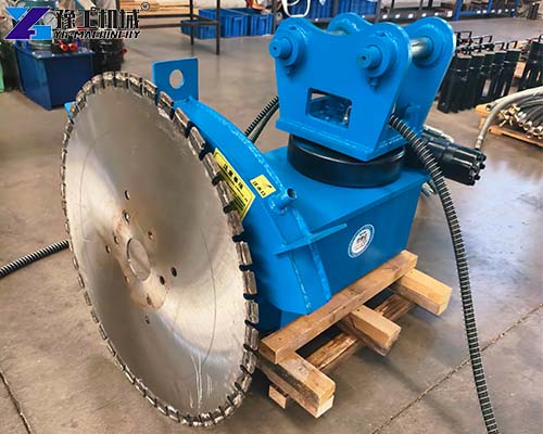 Excavator Rock Saw Attachment: Hydraulic Cutting Tool For Hard Rock & Reinforced Concrete excavator rock saw attachment