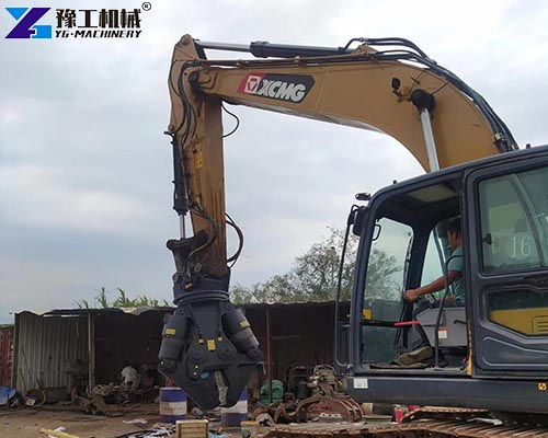 hydraulic shear cutting machine operation