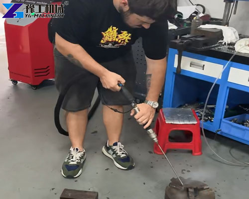 ice blast cleaning machine operation