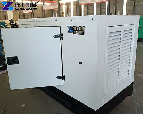 industrial diesel generators at factory