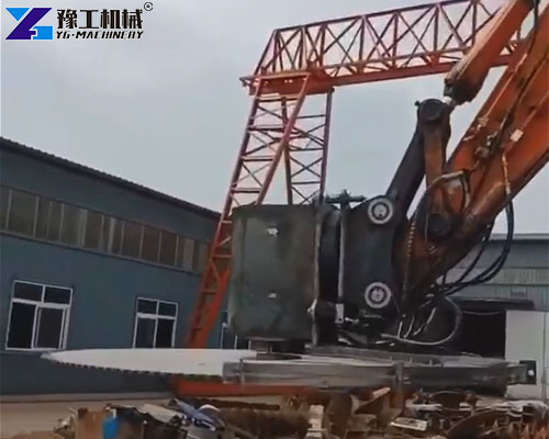 rock saw attachment for excavator