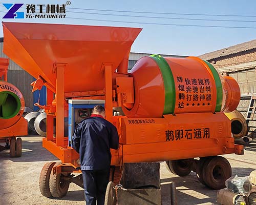small concrete mixer pump