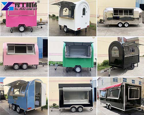 various designs food kitchen trailer