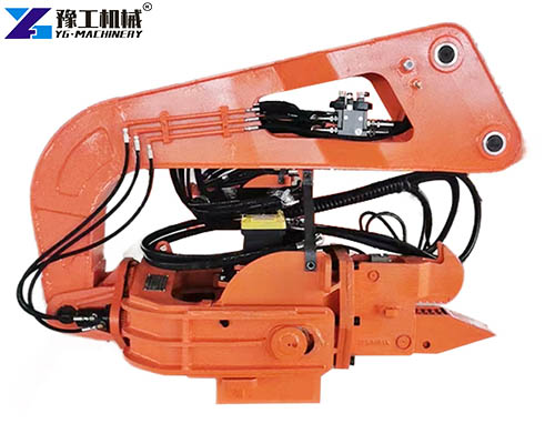 vibratory pile driver for excavator