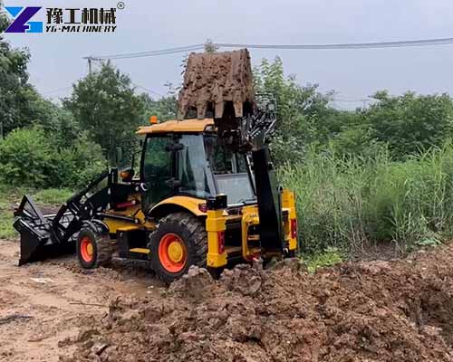 compact backhoe loader application