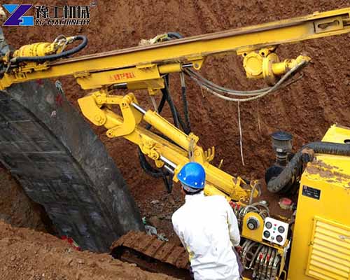 dth piling machine operation