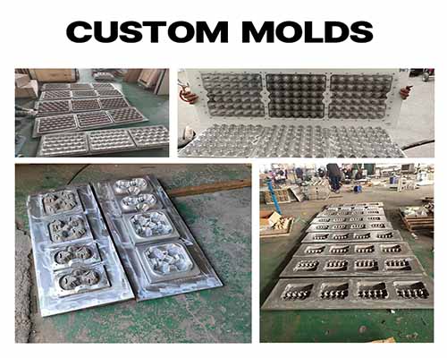 egg tray machine custom molds