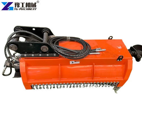 mini excavator mulcher attachments