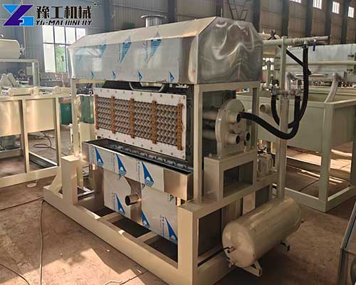 egg tray machine at factory