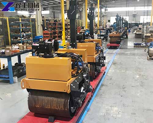 vibratory tandem roller at factory