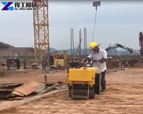 vibratory tandem roller operation